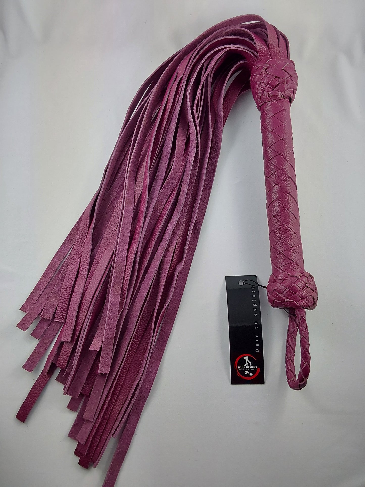 Leather Flogger, 20 Thin 45cm Falls