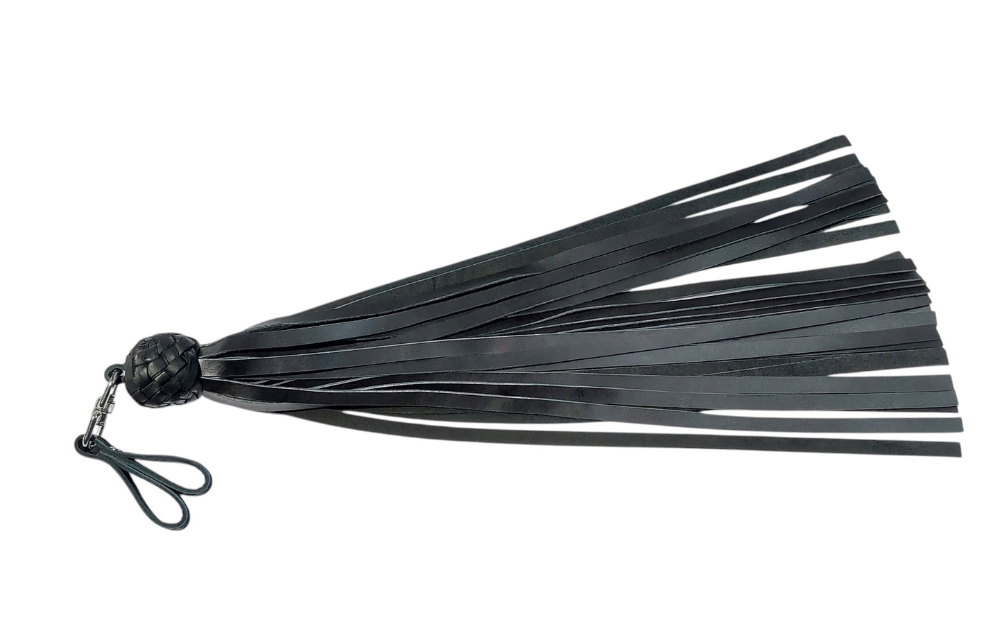 Hand Made Leather Finger Floggers 45cm Long Falls, Light Weight 225Grams. Single Flogger