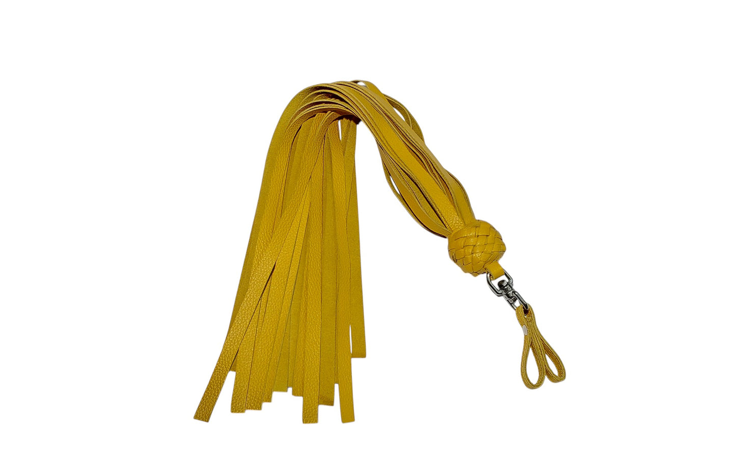 Hand Made Leather Finger Floggers 45cm Long Falls, Light Weight 225Grams. Single Flogger