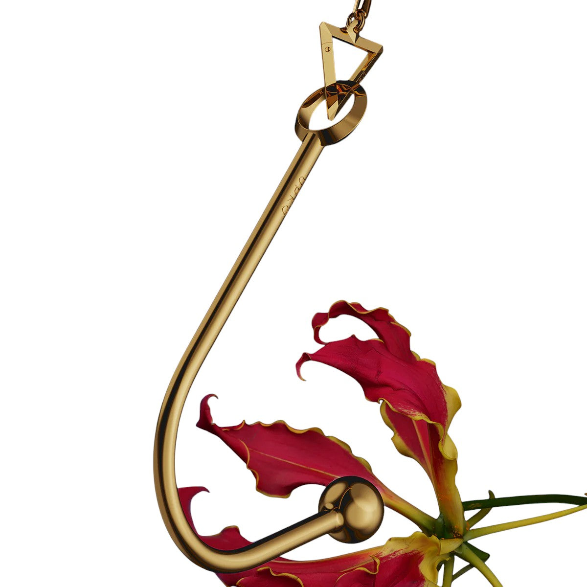 Discover the luxury Vaginal/Anal Hook. A polished Gold zinc alloy bondage tool for elegant restraint, versatile pleasure, and refined domination.