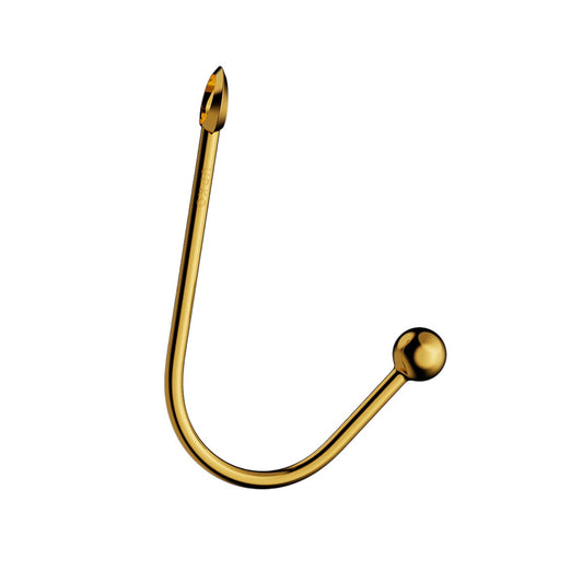 Discover the luxury Vaginal/Anal Hook. A polished Gold zinc alloy bondage tool for elegant restraint, versatile pleasure, and refined domination.