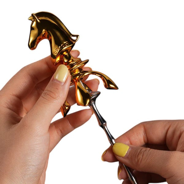 The Chess Collection “Knight” Urethral Sound Plug Set – premium stainless steel urethral plugs in two sizes. Beginner & advanced urethral sounding toy with bold knight-inspired design.
