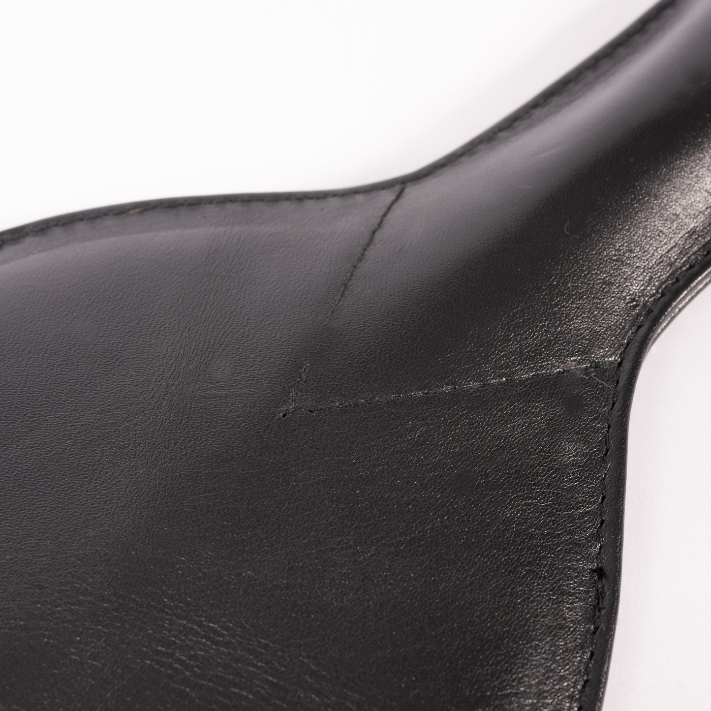 Leather Hand Made Double Sided Flat Oval Shaped Paddle