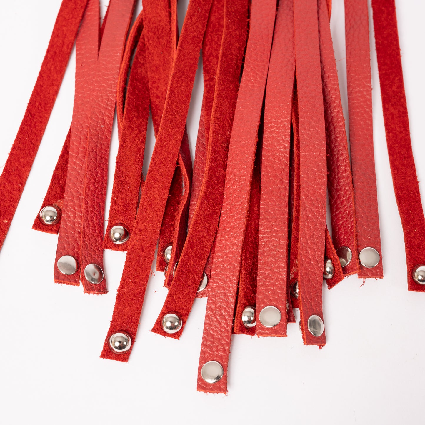 Steel Handle Flogger with Metal Studs
