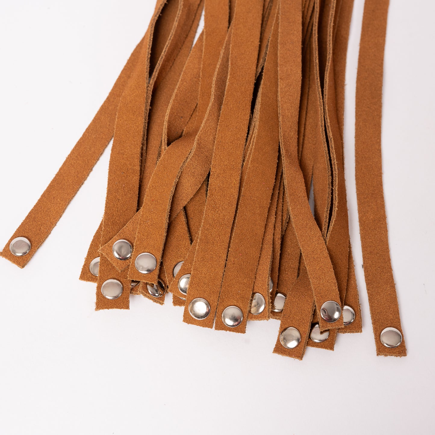 Steel Handle Flogger with Metal Studs