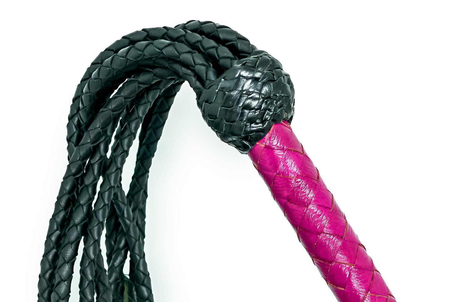 Hand Made, 100% Leather< Plum Purple Rose Splay Floggers Single Sided, Not Stitched