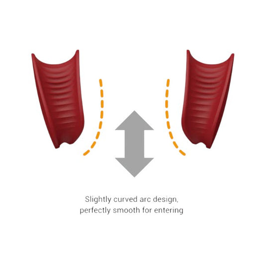 Invisible Mouth Gag | Luxury Discreet BDSM Gag in Italian Leather & Silicone