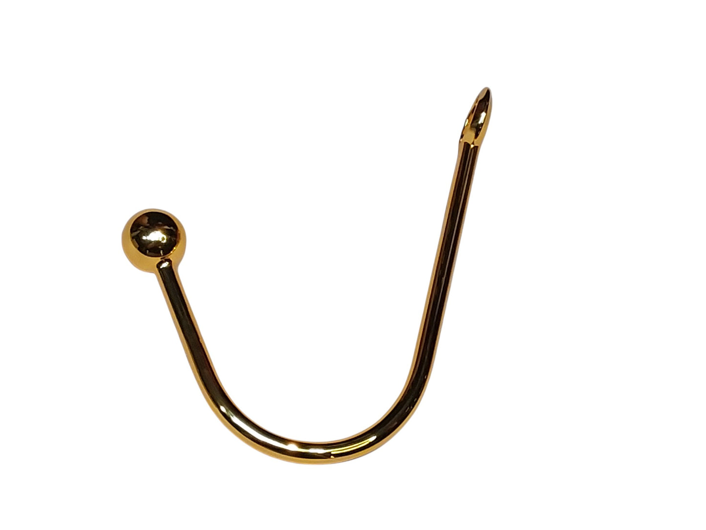 Discover the luxury Vaginal/Anal Hook. A polished Gold zinc alloy bondage tool for elegant restraint, versatile pleasure, and refined domination.