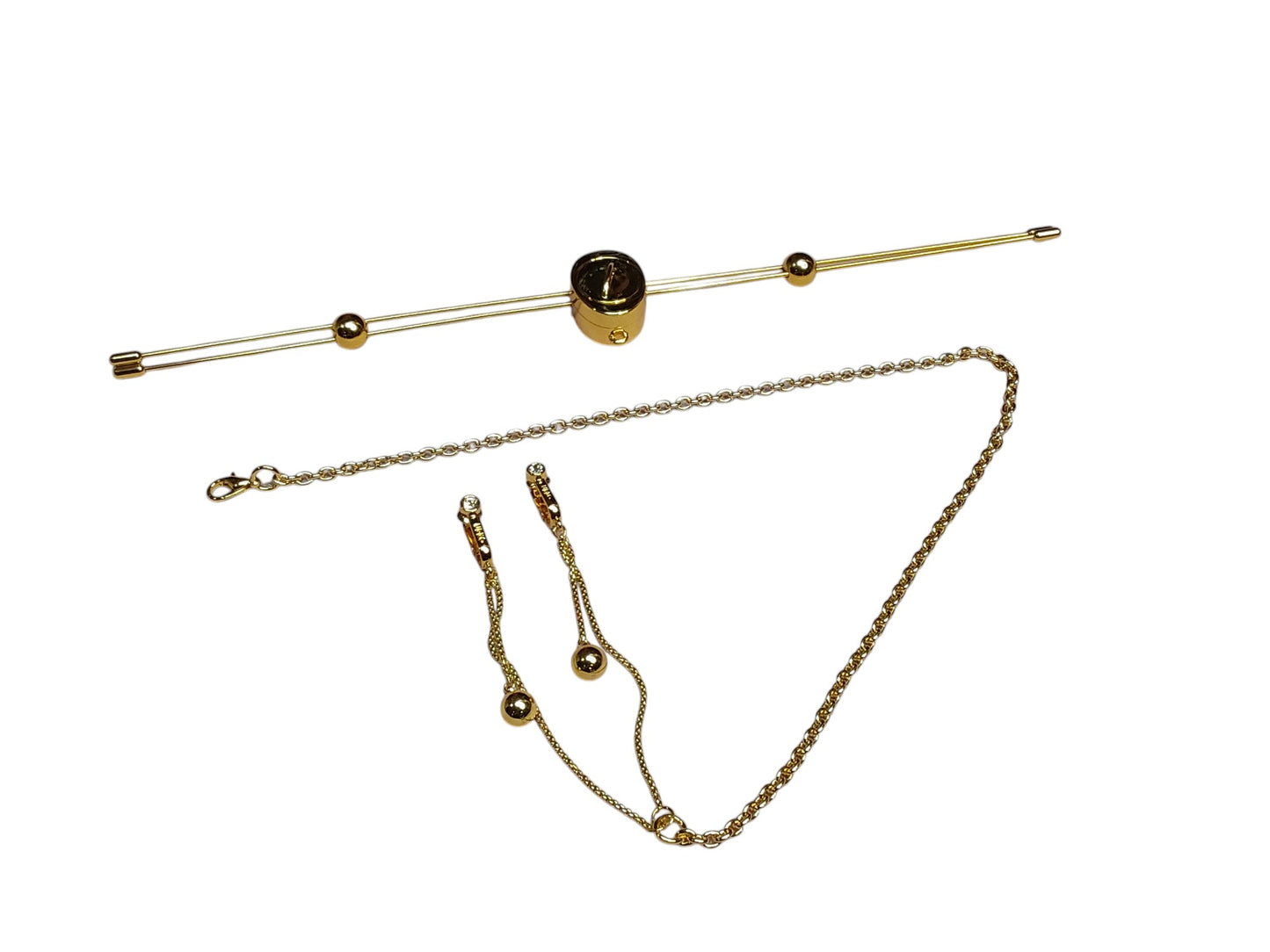 Double Bar Vibration Nipple Clamps & Clitoral Chain Accessories Set