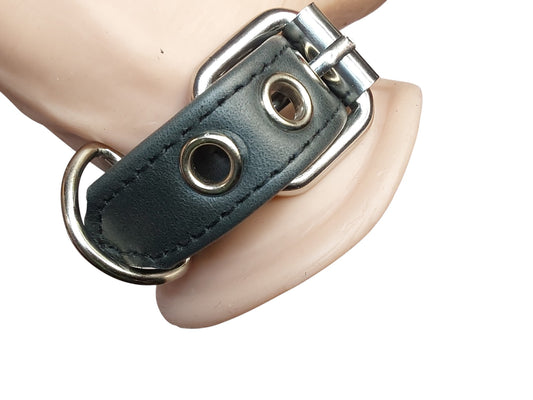 Leather Male Enhancement Strap with Metal Buckle