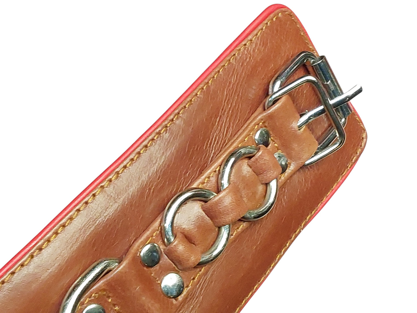 Hand-Made Leather Bondage Cuffs – Padded Wrist Restraints for BDSM & Fetish Play 2 Pieces(Set)
