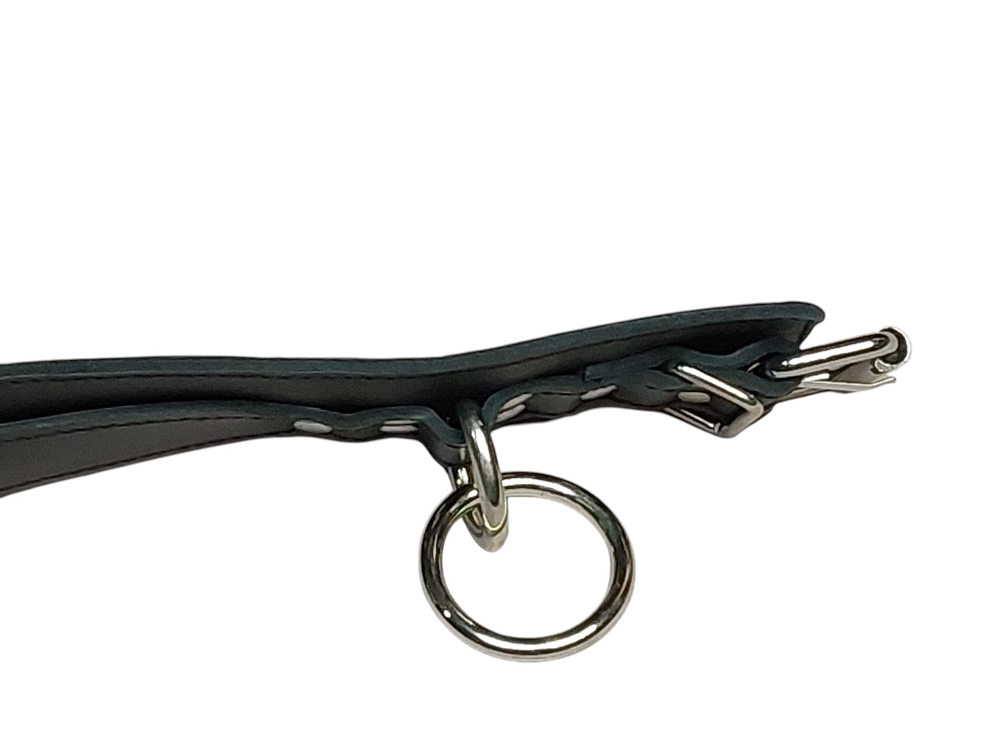 Handmade Leather Bondage/BDSM Wrist Cuffs — Black (Daily Wear Design)