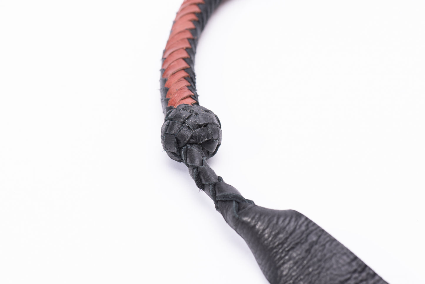 Hand Made 100% Leather Medium Long Tail Whip 120cm