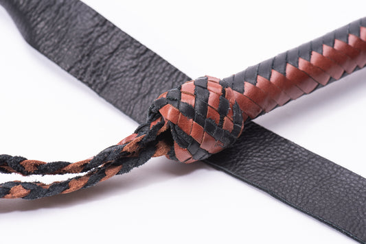 Hand Made 100% Leather long, Long Tail Whip 145cm