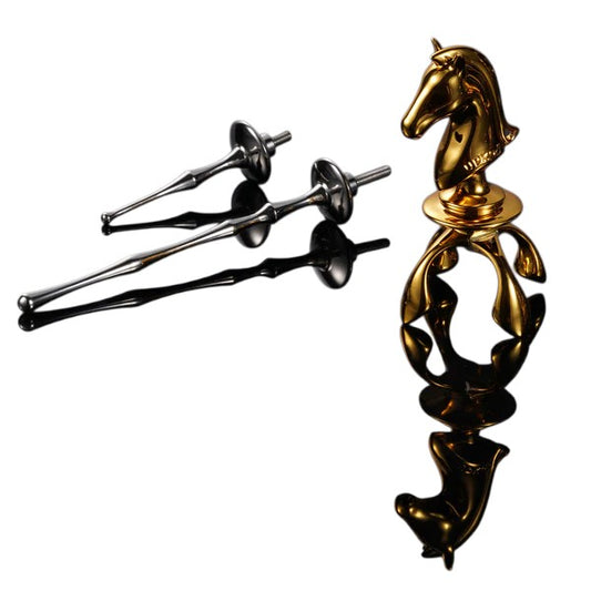 The Chess Collection “Knight” Urethral Sound Plug Set – premium stainless steel urethral plugs in two sizes. Beginner & advanced urethral sounding toy with bold knight-inspired design.