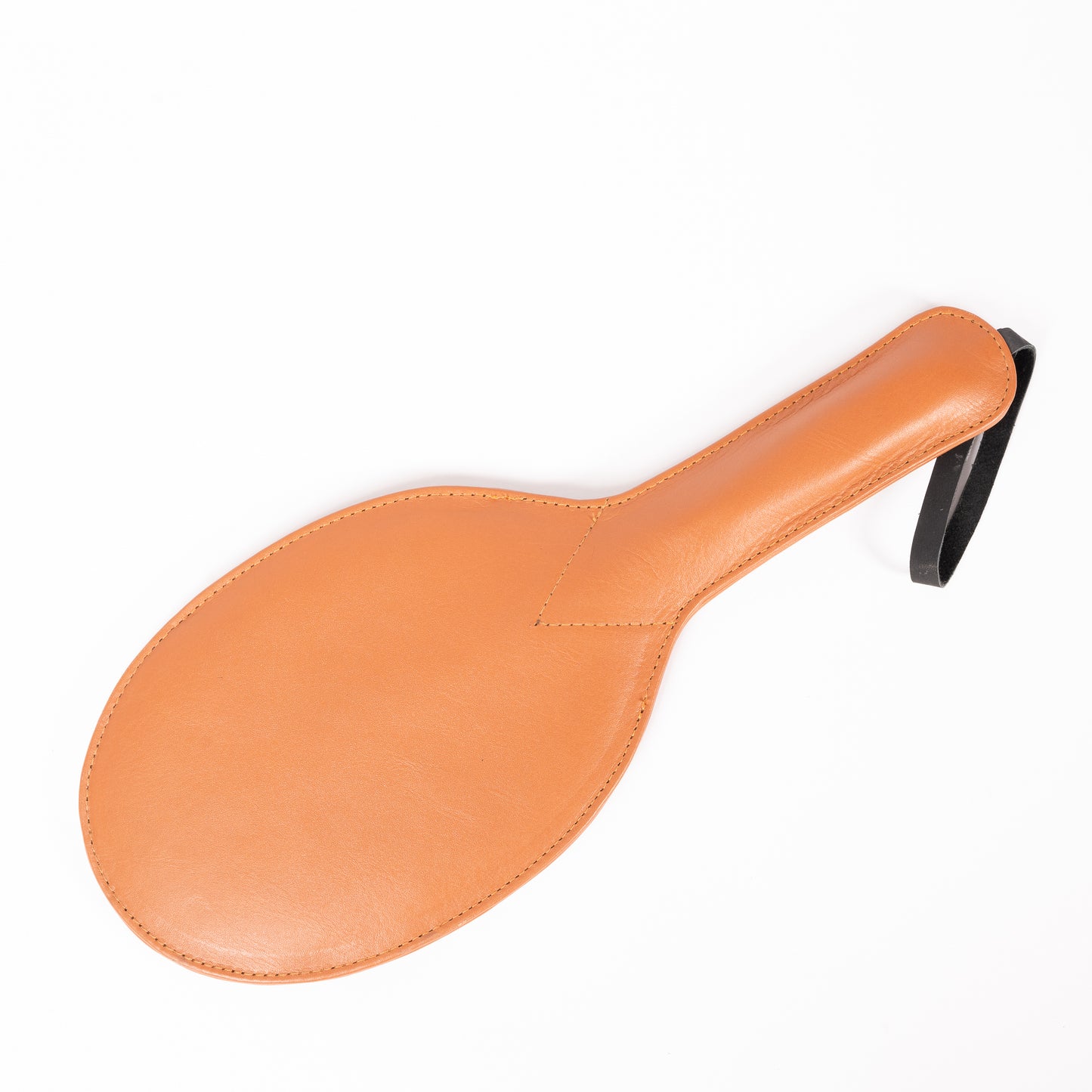 Leather Hand Made Double Sided Flat Oval Shaped Paddle