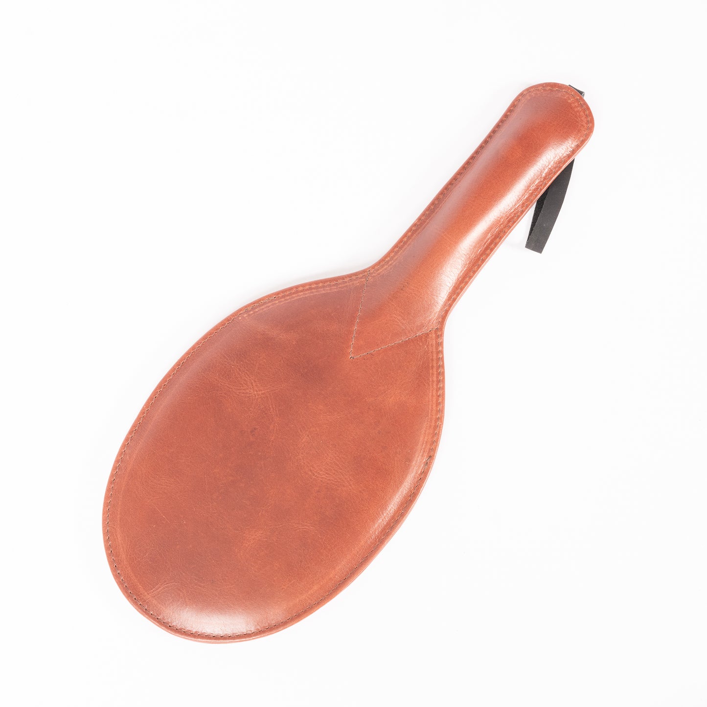 Leather Hand Made Double Sided Flat Oval Shaped Paddle