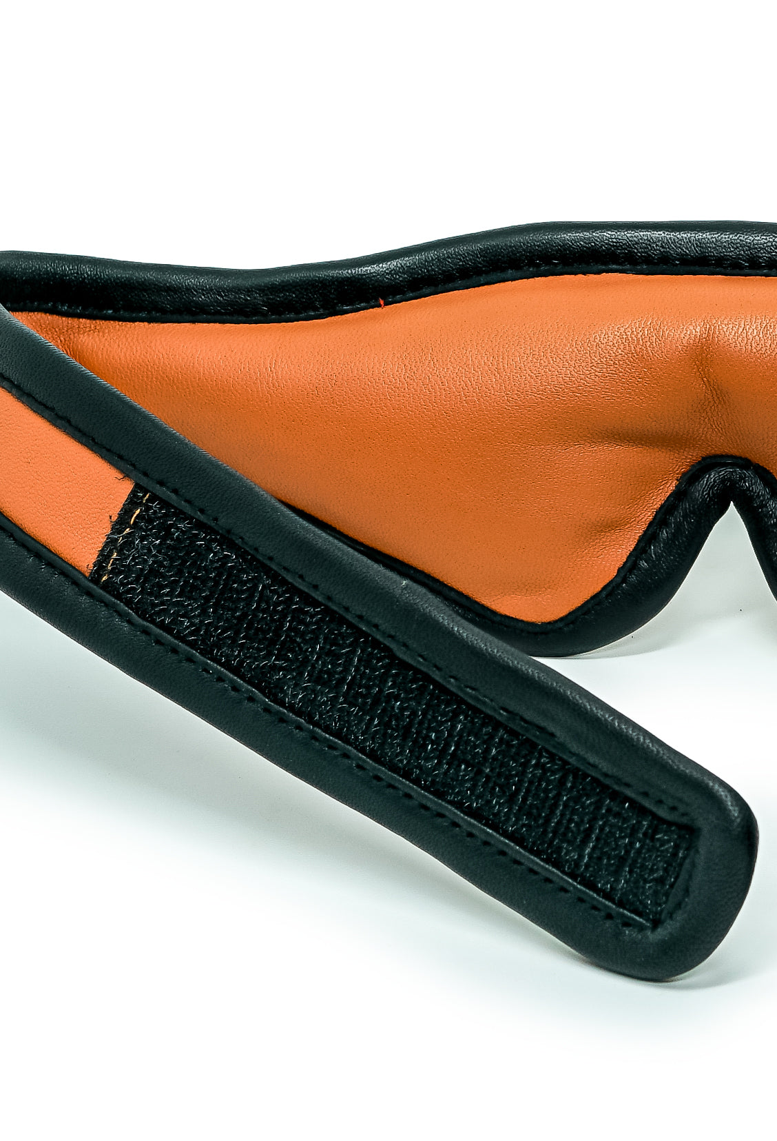 100% Leather . Hand Made. Blindfolds with Velco Closures