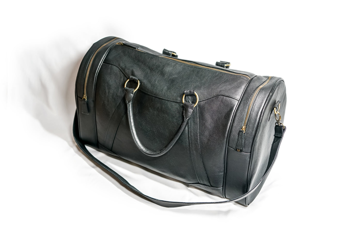 Dark Desires 100% Cow Leather, Hand Made Travel Bag, Overnight Bag, Hand Luggage Bag, Luxury