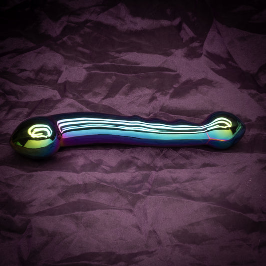 DD Grando Curve Massager Wand – Stainless Steel S-Shaped Dual Bulb Anal Vaginal  Wand | Heavy 1200g Luxury Toy 26cm