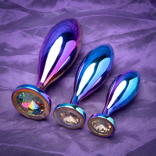 Dolphin  Butt /Anal Plug –  Small Smooth & Comfortable Stainless Steel Butt Plug | Beginner to Advanced Anal Toy in 3 Sizes with Colour Options