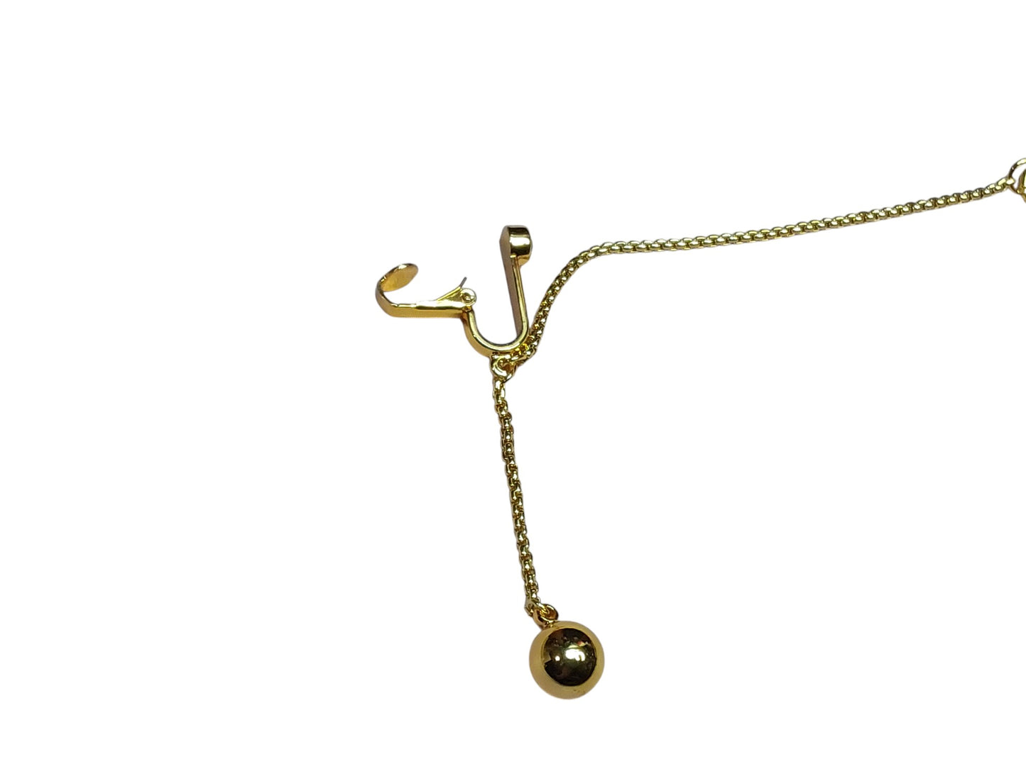 Double Bar Vibration Nipple Clamps & Clitoral Chain Accessories Set