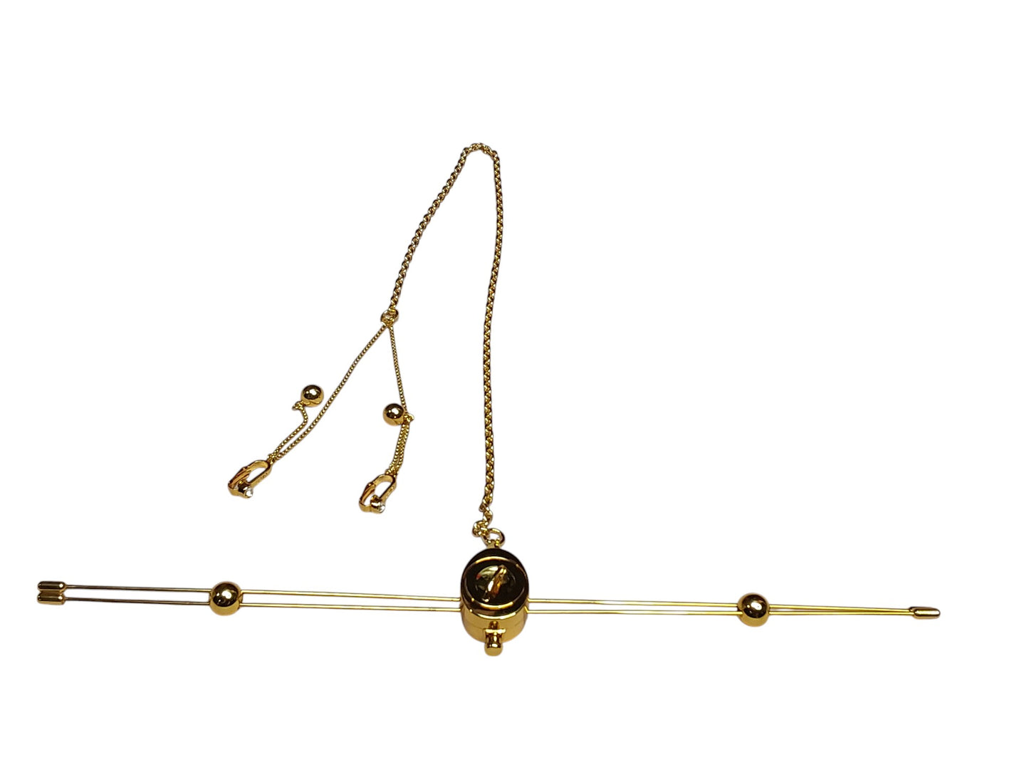 Double Bar Vibration Nipple Clamps & Clitoral Chain Accessories Set
