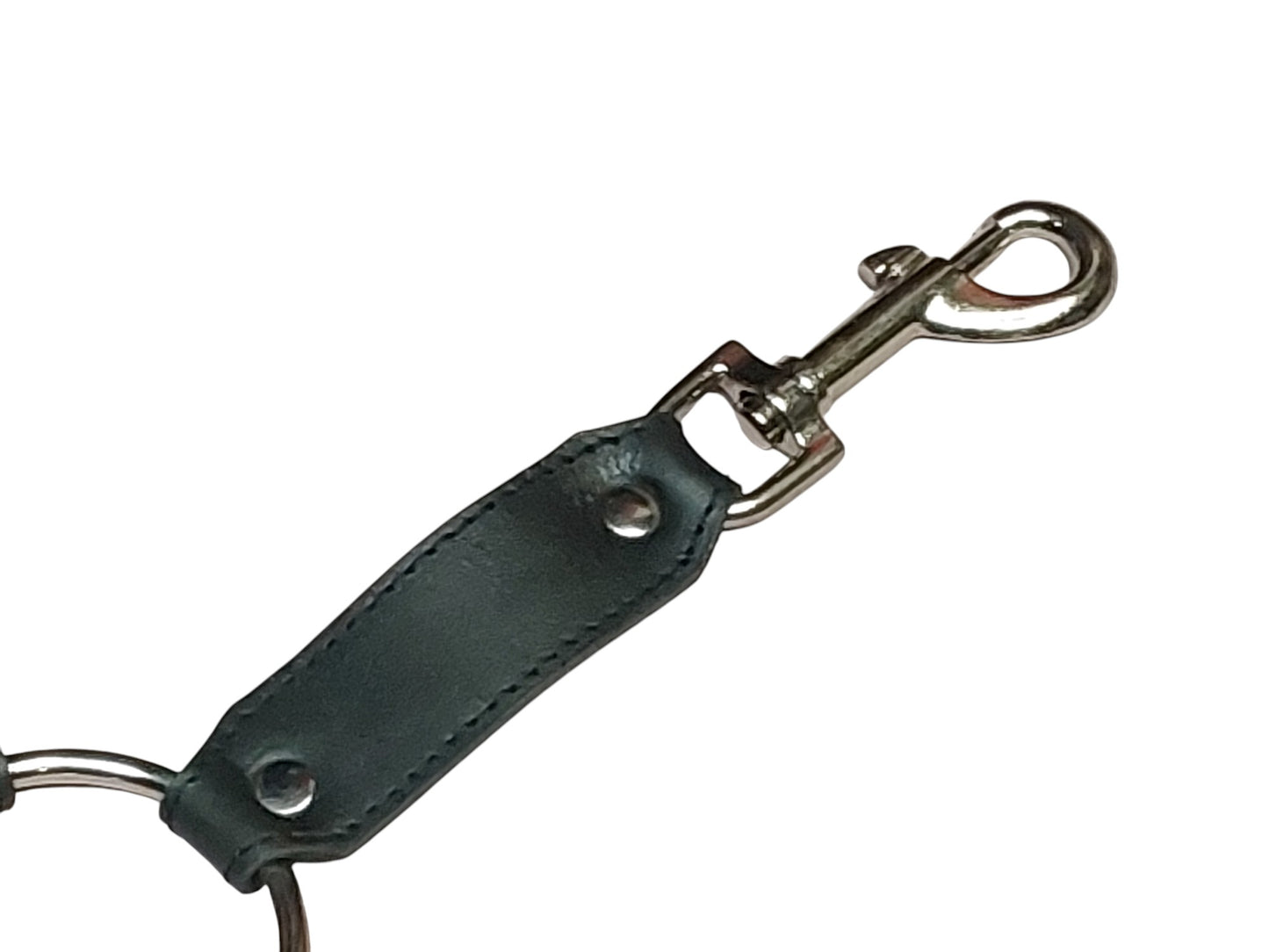 Hand Made Leather Hogtie, Short Length BDSM Restraint. 1 Central Ring and 4 Buckles