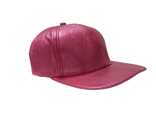 Hand Made Lamb Leather Baseball Cap: Adjustable Unisex Luxury Hat, High Crown